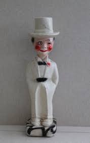 Vintage Large WWII Chalk Ware Carnival Prize Figure - Man ...
