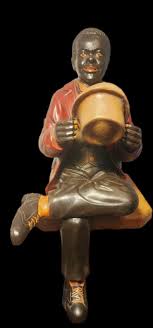 Large Antique Wooden African-American Dandy 20s-30s