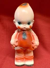 Vintage Plaster of Paris Unique Standing Chubby Baby Figurine Statue Doll 12”T | eBay