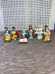 Vintage - 1970's - Ceramic - Miniature - Nativity Scene ...