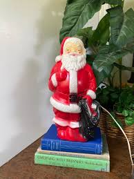 Blow Mold Santa 1968. 5H - Etsy