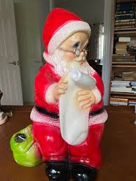 Vintage Santa Bank Chalkware Large 15" TALL CHRISTMAS RARE ...