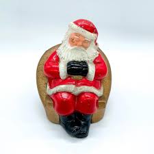 Sold at Auction: Banthrico Metal Coin Bank, Sleeping Santa