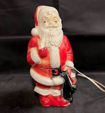 Vintage Empire Santa Claus Christmas Blow Mold 13" Holiday ...