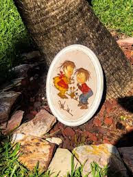 Vintage Children Picking Flowers Chalkware Wall Plaque, Flower Girl Art, Retro Home Decor, Rustic Country Farmhouse Decor, Modern Art Co. - Etsy Australia