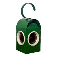 Mid 20th Century Chalwyn Green Railroad Kerosene Signal Lantern With Burner, England | Chairish