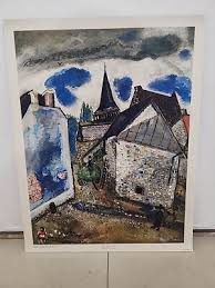 Chambon Sur Lacby Marc Chagall Art Print Paris Museum ...