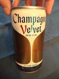 CHAMPAGNE VELVET 12 OZ ROUND EDGE STEEL BEER CAN G. HEILMANN ...