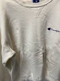 Vtg 90s Champion Script Logo Spell Out Crewneck Sweatshirt ...