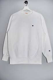 Vintage Champion Reverse Weave Sweatshirt, White ...