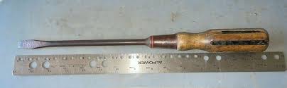 VINTAGE 14-1/2" LONG STANLEY No. 25 Slotted or Flat TIP ...
