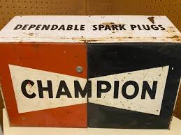 Champion Spark Plug Porcelain Cabinet | Mercari