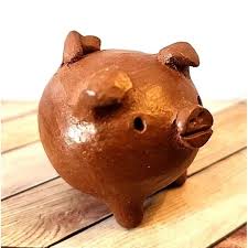 Handmade | Accents | Chanchito Pig Figure Good Luck Token Of Abundance Happiness Handmade 3 Legs | Poshmark