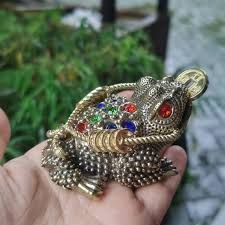 Wealth Golden Frog Toad Coin Fortune, Frog Feng Shui Toad Luckyornament, Three Legged Golden Toad Family Car Coffee Table Office Decor Min21 - Etsy