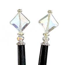 Set of 2 “penelope” Tidal Hair Sticks. Iridescent Glass. the Ultimate Y2K Hair Accessory. Handmade in Virginia - Etsy Canada