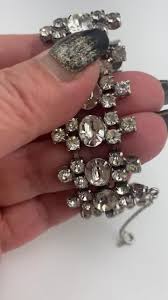 Stunning Art Deco Weiss Rhinestone Bracelet 1950s High-end Collectible Jewelry Old Hollywood Glamour Wedding Bridal - Art.680/4 - Etsy