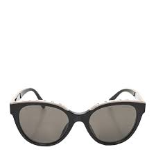 Chanel Acetate CC Butterfly Sunglasses 5414-A Black Beige ...