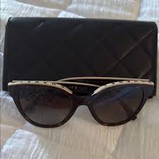 CHANEL | Accessories | Chanel Tortoise Classic Sunglasses ...