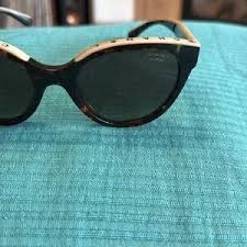 CHANEL | Accessories | Chanel Womens Dark Brown Cateye ...