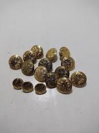 Vintage Batch of Gold Finished Metal Swirl Buttons - Etsy Israel