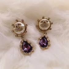 Chanel earrings Pre-loved. Excellent condition. No... | Depop