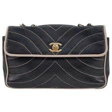 Chanel Chevron Flap Bag in Quilted Lambskin Leather with ...