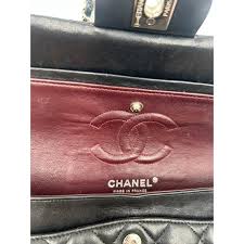 Chanel Classic 11.13 Black Leather Bag 2011 | Chairish