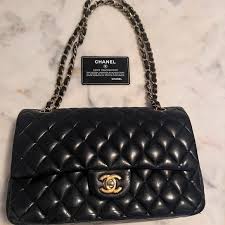 CHANEL | Bags | Chanel Quilted Black Cc Leather Flap Handbag | Poshmark