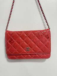 Chanel Wallet On Chain 2010-2011 Collection Pink Patent ...