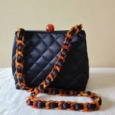 CHANEL Satin Exterior Shoulder Bags Bags & Handbags for ...