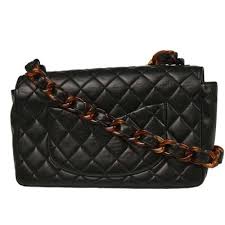 Chanel Black Lambskin Medium Single Flap Shoulder Bag 177023 ...