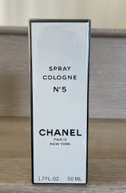 VINTAGE 1980'S CHANEL PARIS NEW YORK NO. 5 COLOGNE SPRAY 1.7 ...