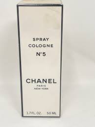 Vtg 80s Chanel N0 5 PARIS NEW YORK COLOGNE SPRAY 1.7 FL. OZ ...