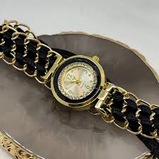 Dainty Glam Luxe Gold Braided Timepieces - Etsy