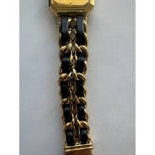 Première watch Chanel Black in Gold plated - 48842924
