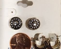 4 pary zabytkowych kolczyków, nigdy nienoszonych, Ethel & Myrtle, Croft/Barrow, Charlie, Brands - Etsy Polska