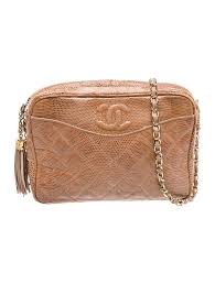 Chanel Lizard Tassel Camera Case - Neutrals Crossbody Bags ...