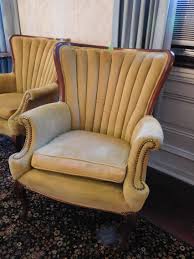 Lot - Pair Fan Back Arm Chairs