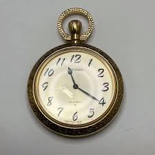 SEIKO Pocket Watch 24 Jewels Manual Winding Vintage 2559 ...