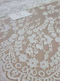 Off white Chantilly lace fabric - Lace To Love