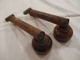 2 Vintage Dobbins Superbilt Sprayers Amber Glass Reservoir ...