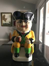 Vintage Devonstone Toby Porcelain " Captain Drinking Rum" Pitcher/ Creamer 5 " | eBay