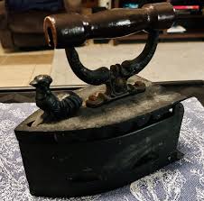 Antique Cast Iron Coal Iron - Etsy