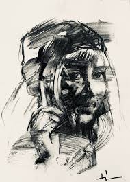 Émergence Charcoal drawing: Dominique Dève | Artfinder