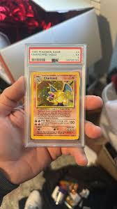 1999 Hollow Charizard, PSA five card number four