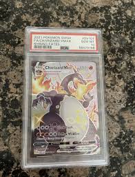 2021 Pokemon Shining Fates Charizard Vmax #SV107 PSA 10 GEM ...