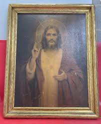 Chambers Immaculate SacredHeart of Jesus in Wood Frame ...