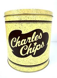 Charles Chips Metal Potato Chip Tin Can With Lid - Etsy