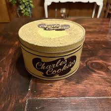 Charles's Chips Potato Chip Metal Can 5 x 8 Charles Cookies ...