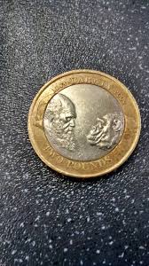 This £2 coin has Charles Darwin on it : r/mildlyinteresting
